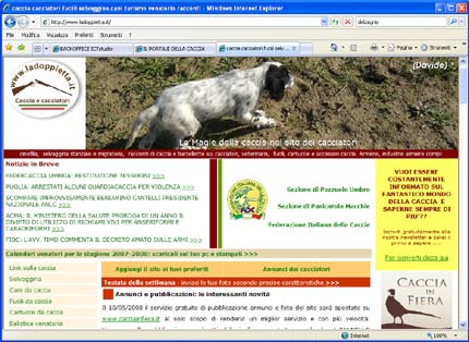 Sito Internet la www.doppietta.it