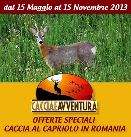 caccia avventura caccia capriolo