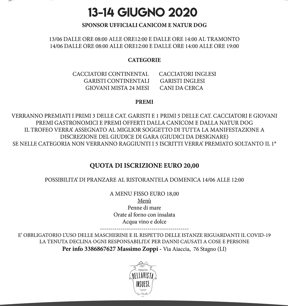 Alta cinofilia con il Secondo Memorial Dott. Sbrana Alessandro