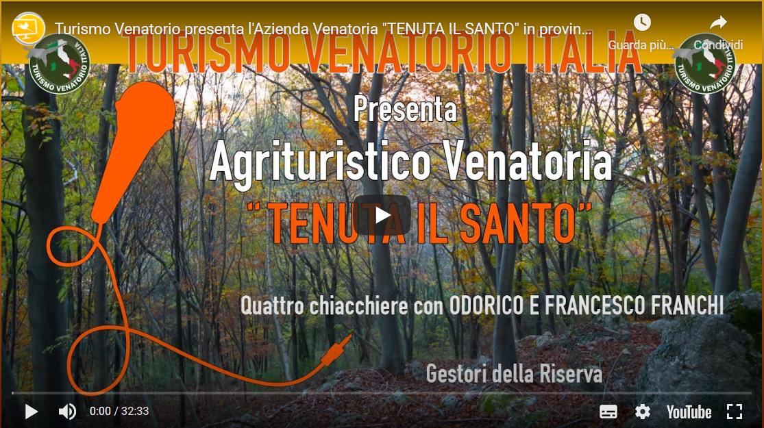 Tenuta il santo riserva di caccia