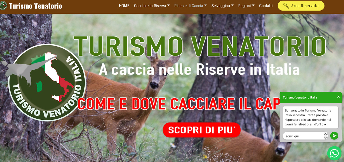 turismo venatorio caccia in riserva in italia