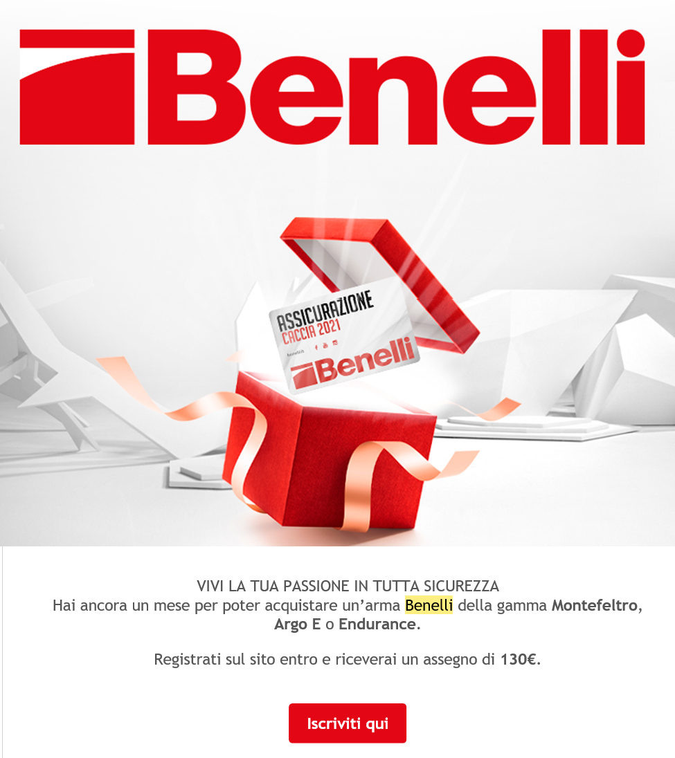 benelli cashback caccia fucili carabina