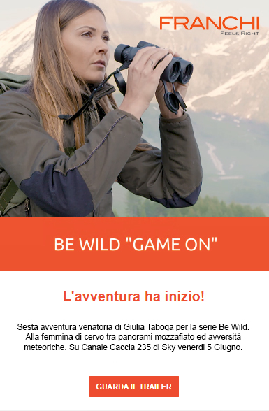 be wild caci al cervo franchi giulia taboga