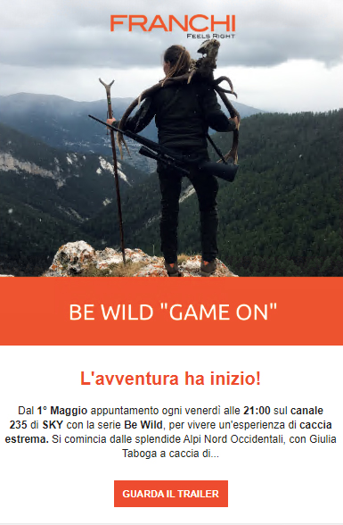 BE-WILDE a caccia con Franchi