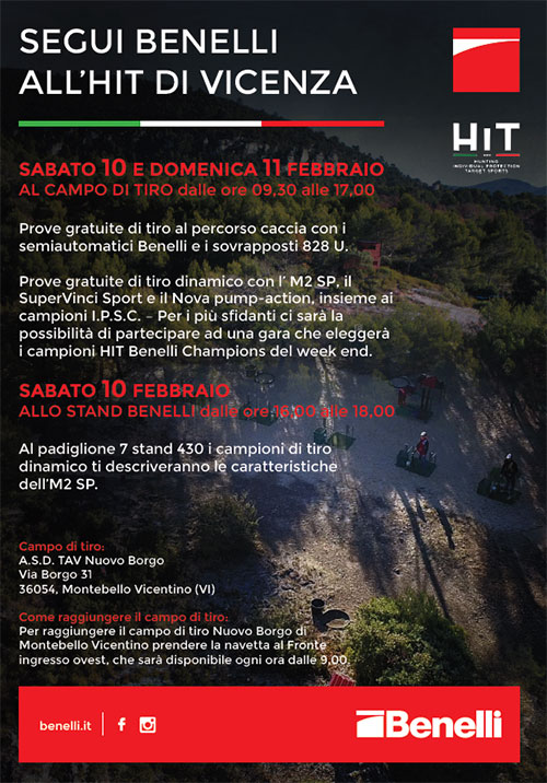 Benelli Hit Show caccia e tiro vicenza