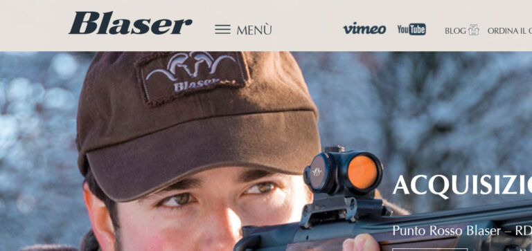 NUOVO SITO INTERNET PER BLASER