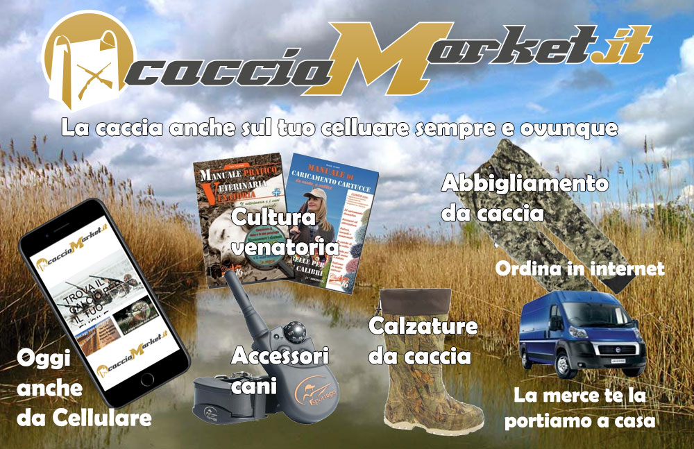 caccia acquisto accessori online