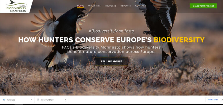 IL MANIFESTO PER LA BIODIVERSITA’ DI FACE DIMOSTRA IL LEGAME TRA CACCIA E CONSERVAZIONE IN EUROPA