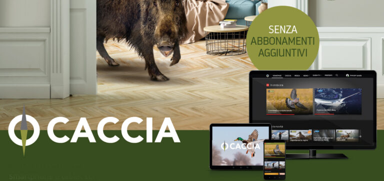 NASCE LA MULTIPIATTAFORMA CACCIA TV. STREAMING ED ON DEMAND PROTAGONISTE