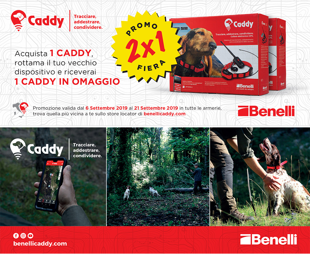 Bnelli Caddy promozione caccia cani