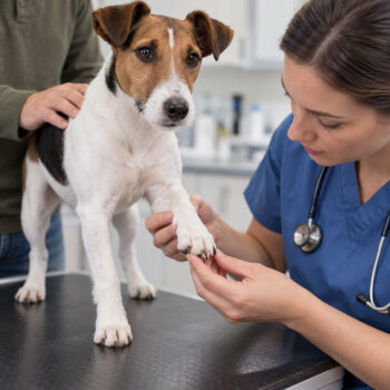unghia spezzata nel cane