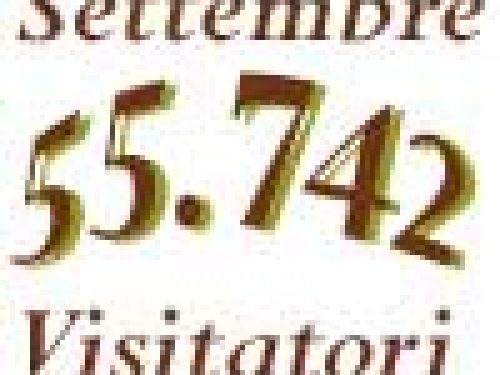 SETTEMBRE: 55.742 VISITATORI!