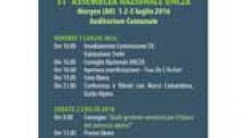 MORGEAUX (AO): LA 51a ASSEMBLEA NAZIONALE UNCZA