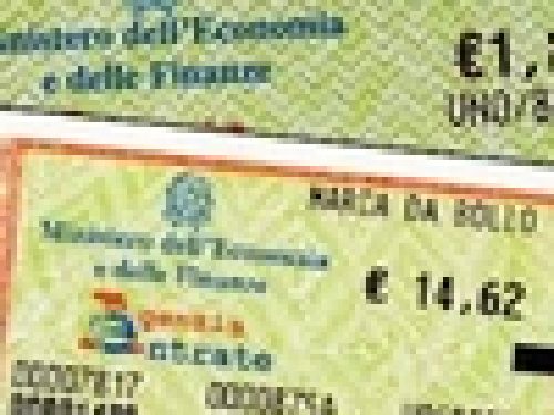 AUMENTO DELLE IMPOSTE DI BOLLO NELLE LICENZE D´ARMI