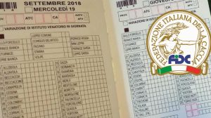 RESTITUZIONE TESSERINI VENATORI